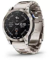 Sat Garmin D2™ Mach 1 Vented Titanium Bracelet 010-02582-51